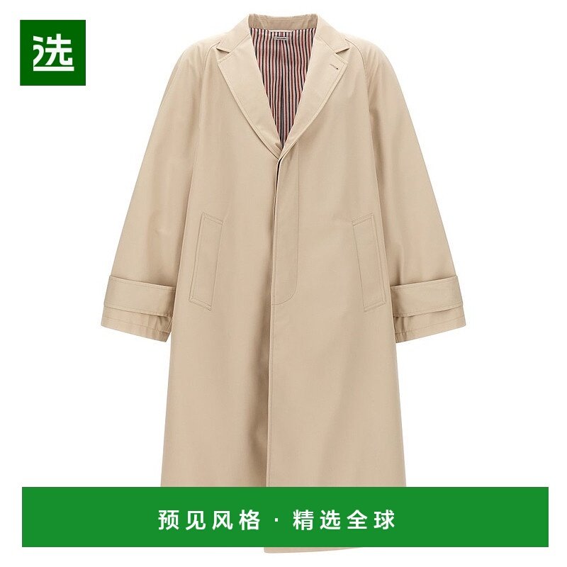1h可退 香港直邮Thom Browne 汤姆·布朗 男士 长袖大衣 MOU629A0