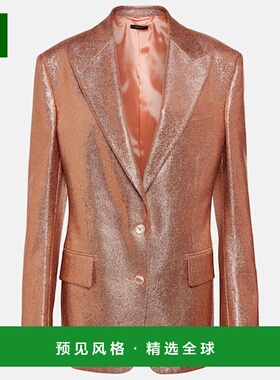 香港直邮Tom Ford 汤姆·福特 女士 Sablé 荧光西装外套 000998