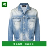 蓝色 香港直邮Represent 水洗牛仔 MLM100107008 AW2025 男士 夹克