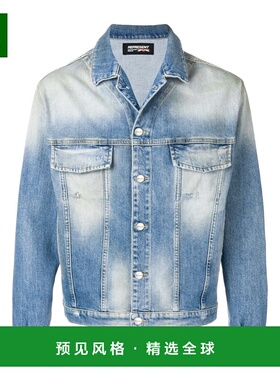 香港直邮Represent 男士夹克 MLM100107008 AW2025 蓝色 水洗牛仔
