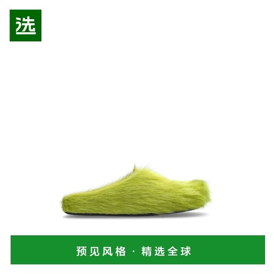 香港直邮MARNI 女士拖鞋 SBMS004601P412200V37 CO 绿色 Marni Fu