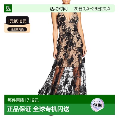 【美国直邮】dress the population 女士 连衣裙长裙礼服吊带