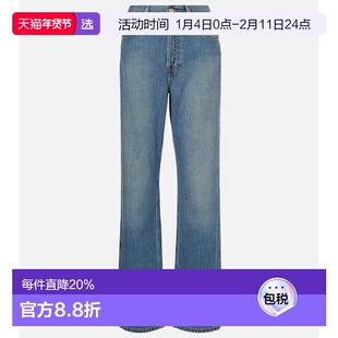 1h可退 香港直邮redone 女士 90s 高腰直筒牛仔裤 blue蓝色 舒适