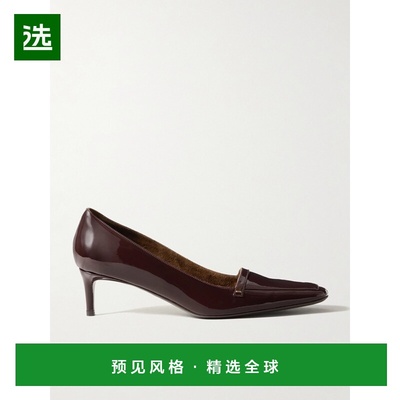 香港直邮KHAITE 女士 Celia 漆皮浅口鞋高跟鞋 F1072938女鞋新款