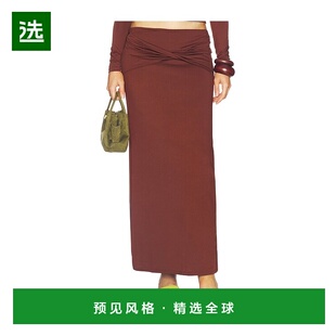 1h可退 香港直邮Seven Wonders 女士 Kamilla 扭纹长款半身裙 SW2