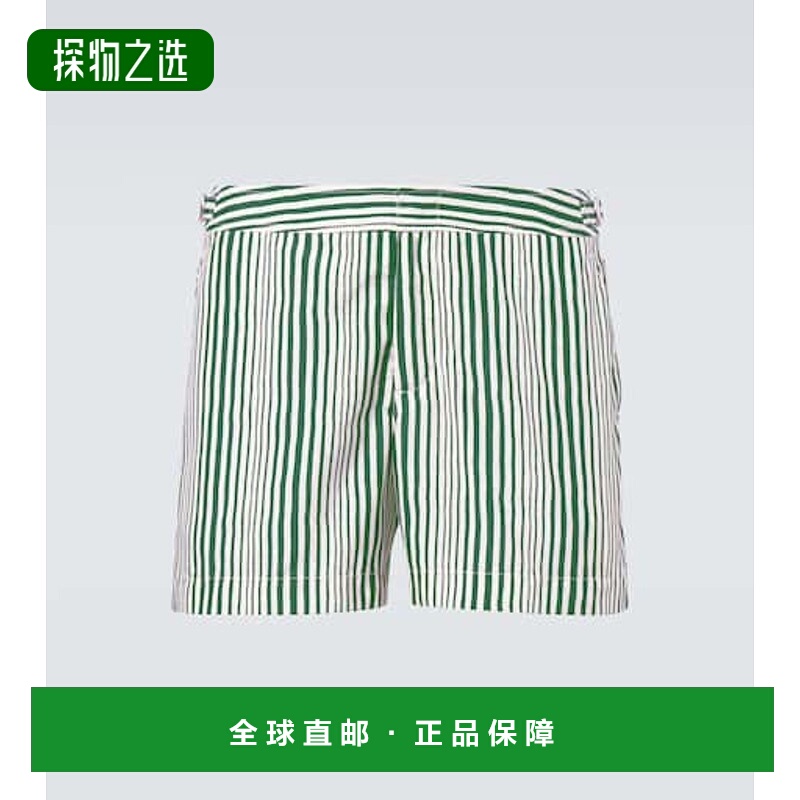 1h可退 香港直邮Orlebar Brown 男士 Setter 泳裤 green绿色 舒适