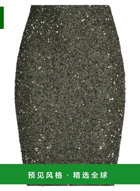 1h可退 香港直邮retrofete 女士 中长半身裙 green绿色 舒适时尚