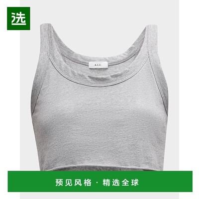 1h可退 【美国直邮】A L C Halsey 短款棉质背心 吊带女装 夏季必
