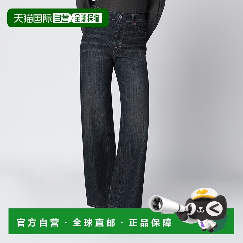 1h可退 香港直邮Our Legacy 女士 靛蓝色复古效果牛仔裤 W4255TCS