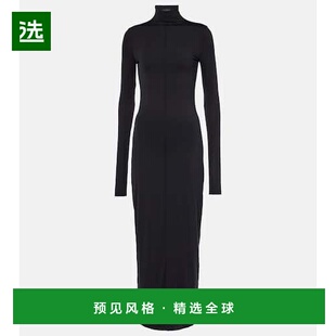 1h可退 香港直邮wardrobenyc 女士 针织长款连衣裙 black黑色 舒