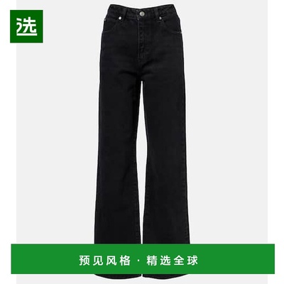 1h可退 香港直邮Frame Denim 女士 Streamline 高腰直筒牛仔裤