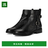 美国直邮 靴 Bernardo 1h可退 Tyra 女士时装 真皮短筒靴 圆头