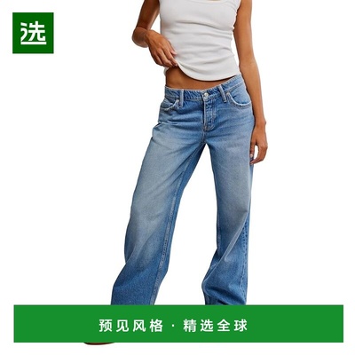 1h可退 香港直邮Free People 自由人 女士 Tennessee Bf 低腰牛仔