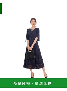 【日本直邮】dress+女士连衣裙气质时尚时尚高端减龄穿搭感连衣裙