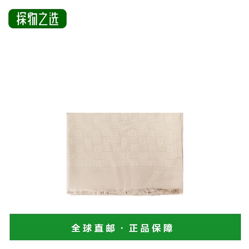 香港直邮Salvatore Ferragamo Gancini图案围巾 321167羊毛