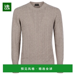 香港直邮DRUMOHR 男士针织衫 D4K133N540 AW2025 浅棕色