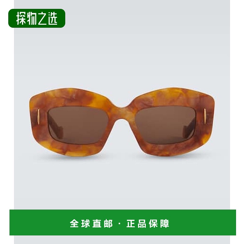 香港直邮LOEWE 罗意威 男士 Anagram 方框太阳眼镜