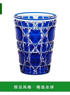 香港直邮Dior 蓝色藤格纹杯子 HYK01VCK0U