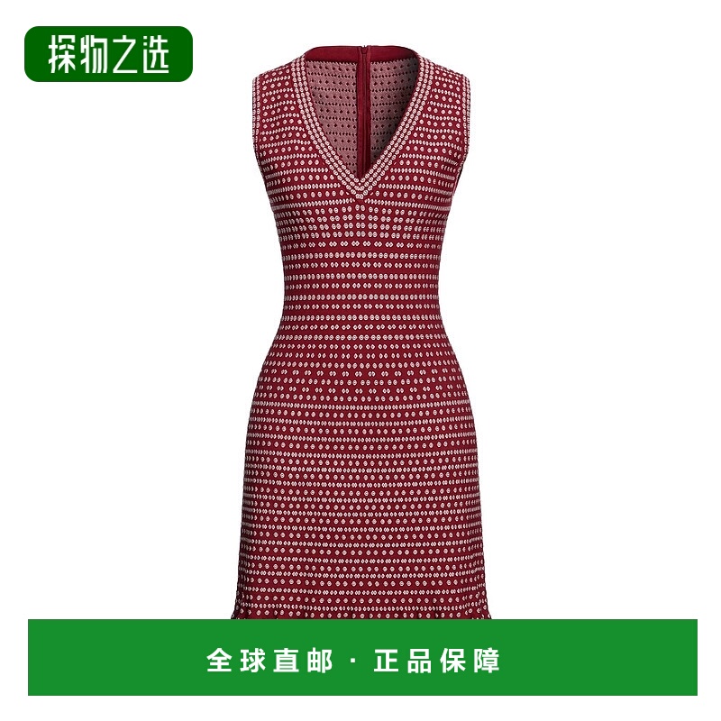 1h可退 香港直邮Alaïa 女士 短款连衣裙 red红色 舒适时尚