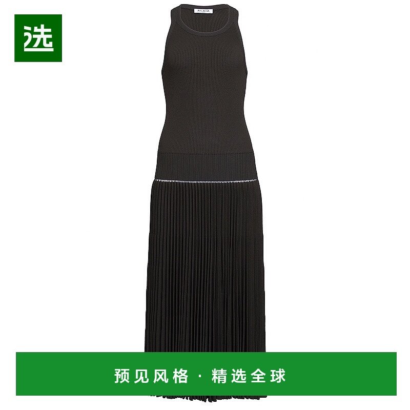 1h可退 香港直邮Alaïa 女士 褶裥连衣裙 9R2673K078B green绿色,女装/女士精品,连衣裙,淘宝优惠券,粉丝福利购,淘宝优惠卷