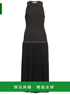 1h可退 香港直邮Alaïa 女士 褶裥连衣裙 9R2673K078B green绿色
