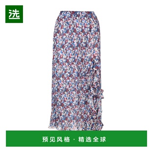 香港直邮Ganni 印花半身裙 F8836a字裙