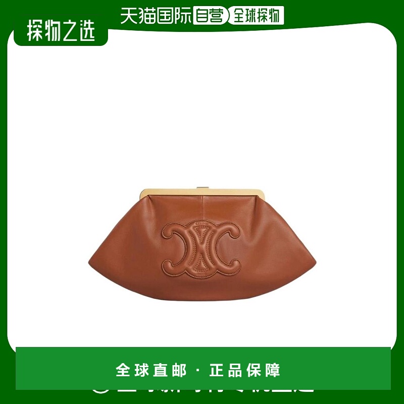 香港直邮Celine TRIOMPHE光滑羊皮革手拿包 199213ED9.