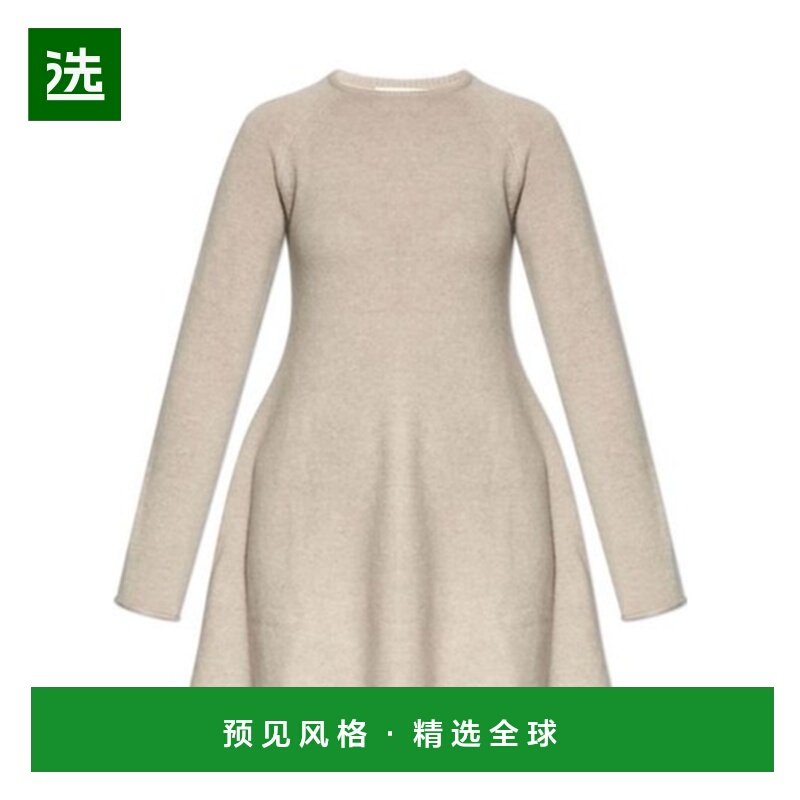 香港直邮LISA YANG 女士连衣裙 2023263SAND AW2024 米白色 长袖,女装/女士精品,连衣裙,淘宝优惠券,粉丝福利购,淘宝优惠卷