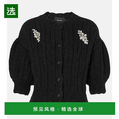 1h可退 香港直邮Simone Rocha 蒙娜·罗莎 女士 精饰粗线针织羊毛