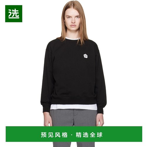 1h可退 香港直邮kenzo 高田贤三 女士 黑色 Paris Boke Flower 2.