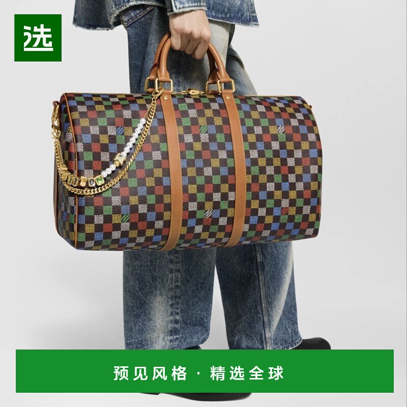 1h可退 欧洲直邮LV路易威登 男士多色金属钥匙扣包袋挂饰配件挂件