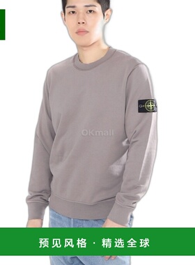 韩国直邮STONE ISLAND 2024春夏 63051 棉质抓绒圆领卫衣