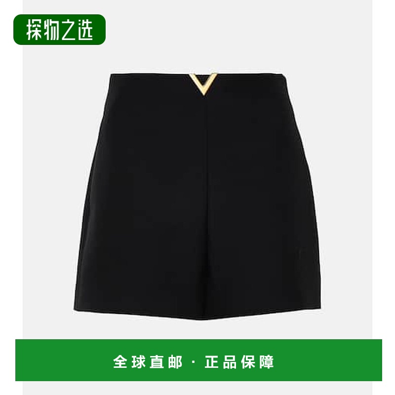 香港直邮valentino 华伦天奴 女士 Crêpe 高级定制短裤