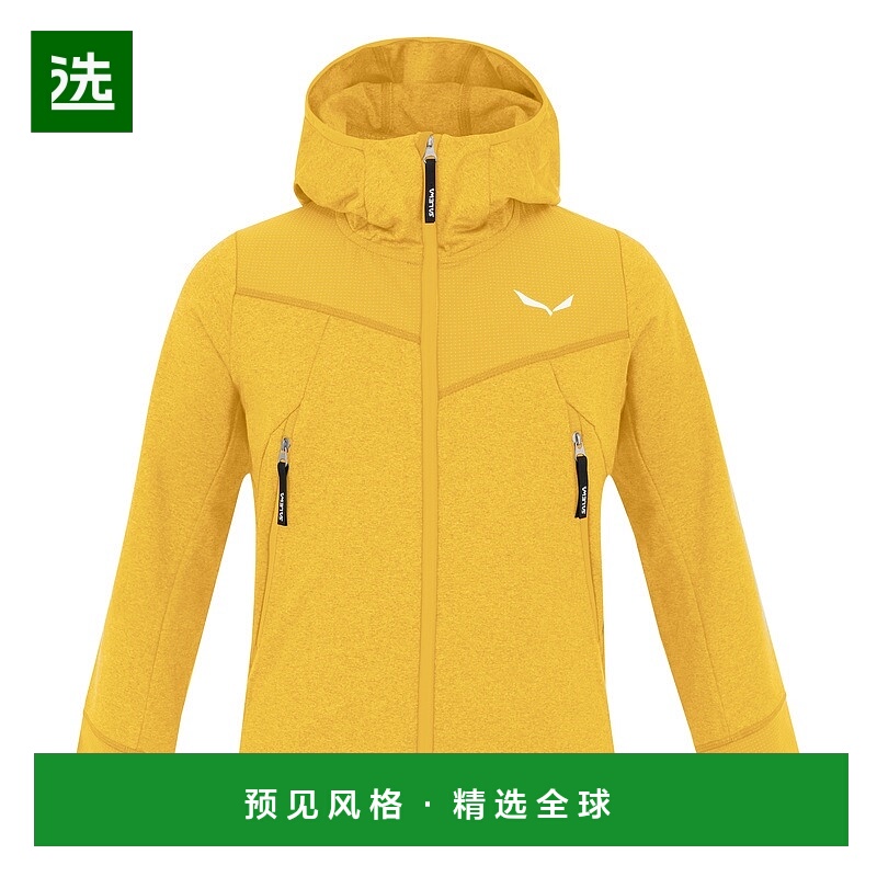 欧洲直邮Salewa沙乐华 Agner Melange Polarlite 全拉链儿童夹克