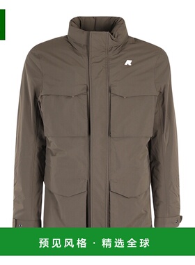 香港直邮K-WAY 男士羽绒服 K31354WWMWBROWNGREENISH AW2024