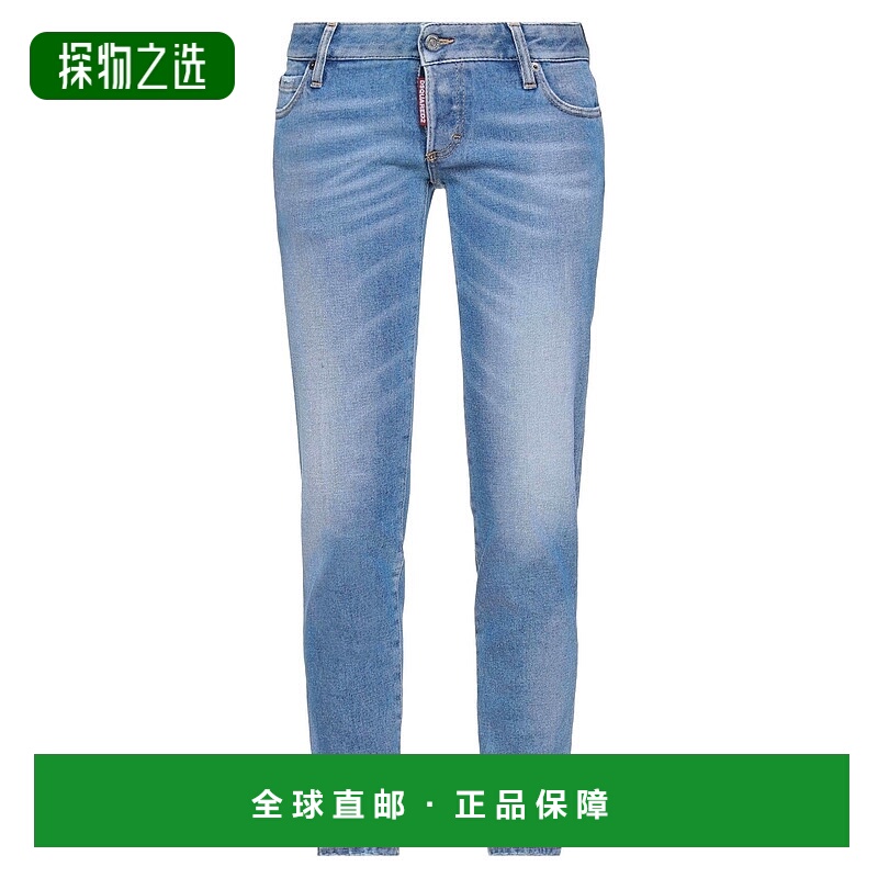 香港直邮Dsquared2 二次方 女士 牛仔长裤 blue蓝色 舒适时尚