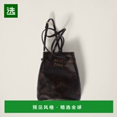 欧洲直邮MIU 纳帕皮革手拿包斜挎包单肩包手提包 24新品 MIU 缪缪