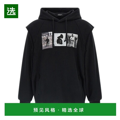 香港直邮UNDERCOVER 男士卫衣 UC2E4803BLACK AW2025 黑色 Uc2E48