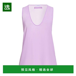 1h可退 香港直邮Patrizia Pepe 柏翠莎 佩佩 女士 上衣 purple紫