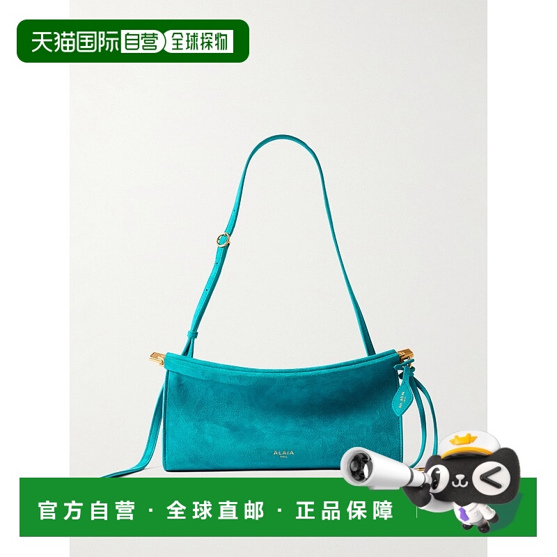1h可退 香港直邮Alaïa 女士 Le Click 小号绒面革肩包 AA1S01426C