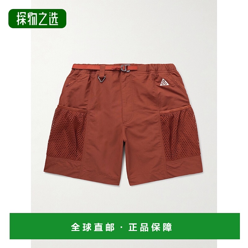 1h可退 Nike 耐克 男士 ACG Snowgrass 直筒网纱边束带尼休闲裤