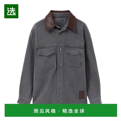 香港直邮WOOYOUNGMI 男士衬衫 W253SH24984G AW2025 灰色 长袖衬