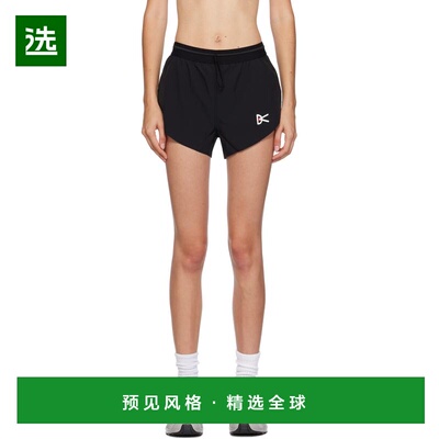 1h可退 香港直邮District Vision 女士 黑色 2in Split 运动短裤