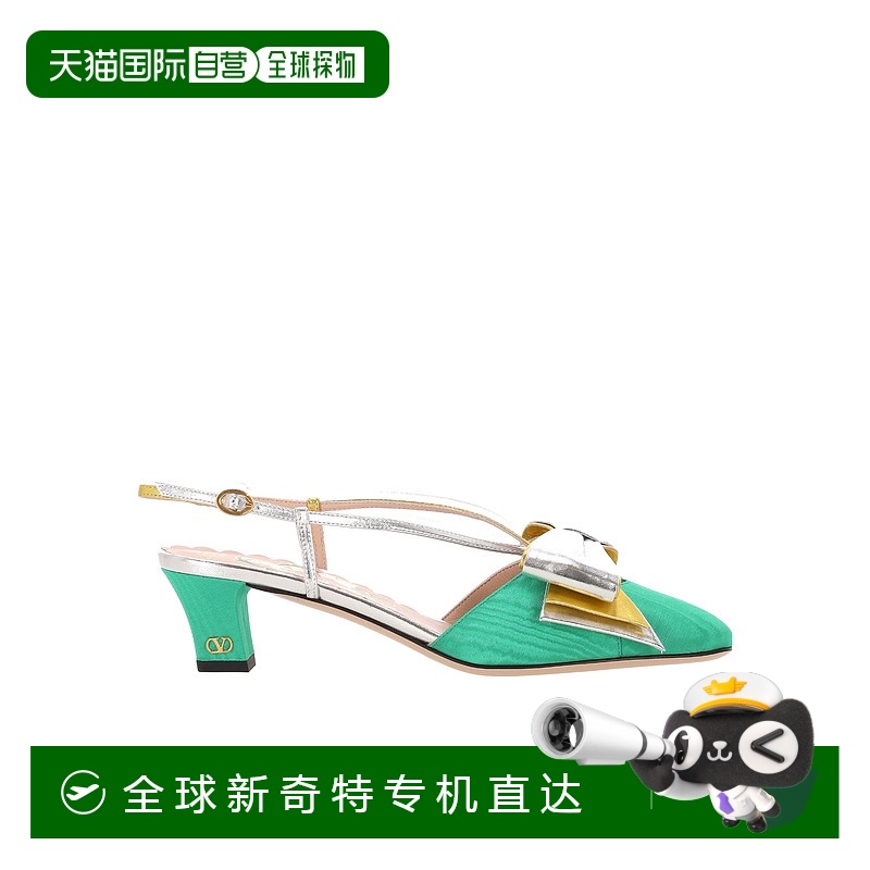 香港直邮Valentino 圆头高跟凉鞋 WS0LB6QLJ牛皮华伦天奴