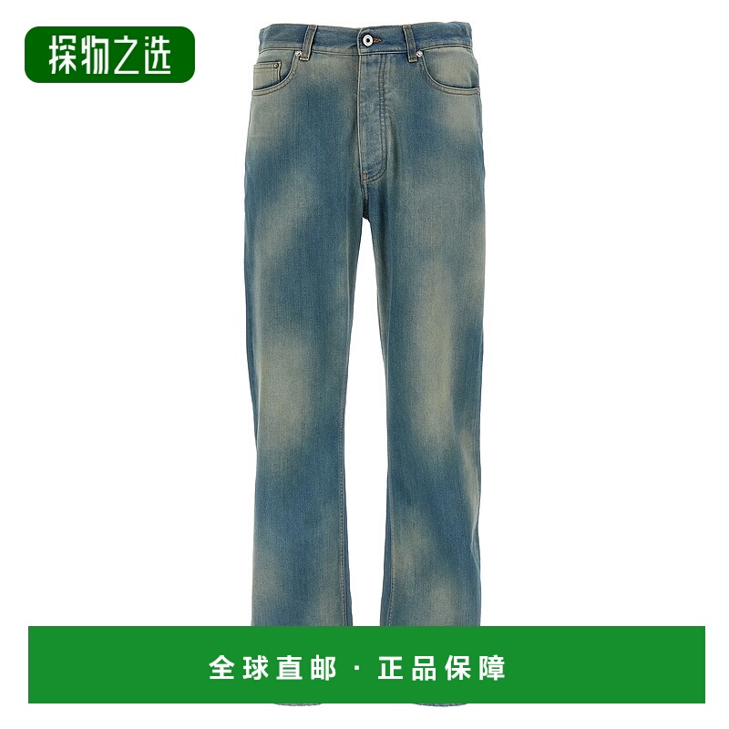 香港直邮off-white 男士 'Diag Patch' 原版牛仔裤 OMYA18WF25DEN