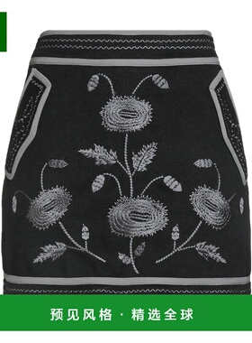 1h可退 香港直邮ANTIK BATIK 女士 迷你半身裙 black黑色 舒适时