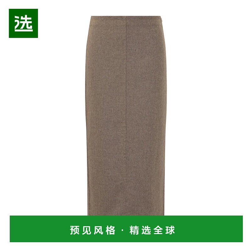 香港直邮Brunello Cucinelli 中长半身裙 MD565G3923包臀裙直筒裙