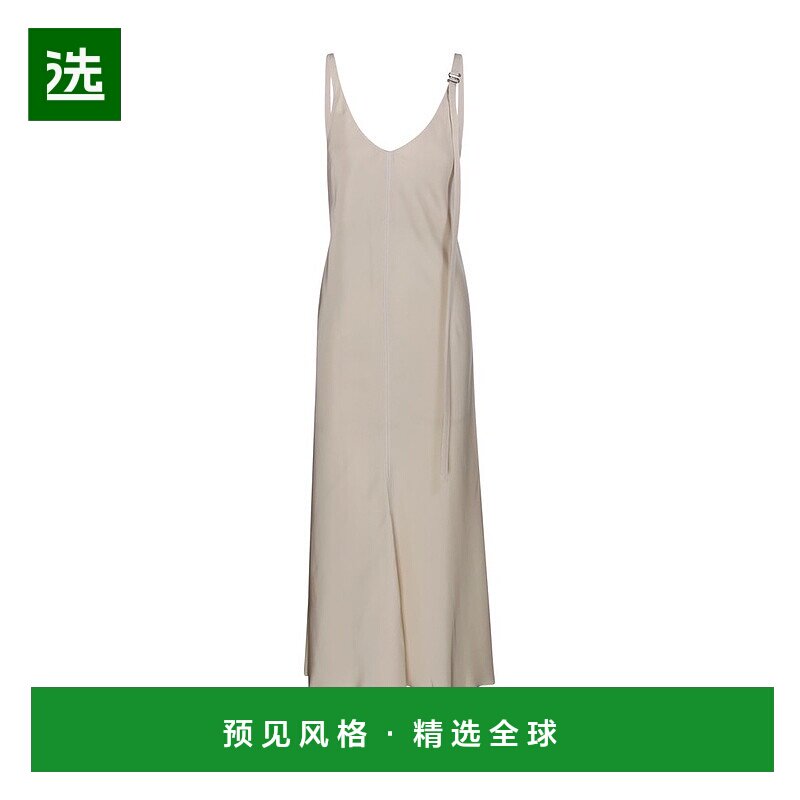 1h可退 香港直邮Sportmax 斯宝麦斯 女士 Unione V領無袖連身裙 2