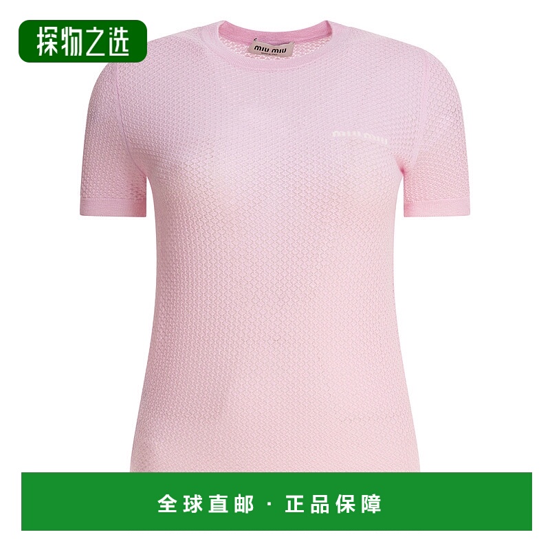 香港直邮Miu Miu 缪缪 女士 T恤T恤 MMLB3017NNF0E1羊绒