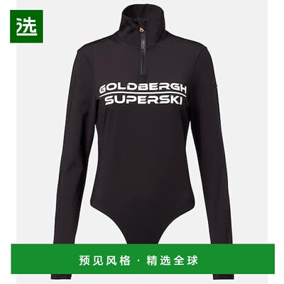 1h可退 香港直邮GOLDBERGH 女士 Elisa ski 徽标连体衣 black黑色